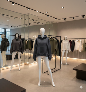 Sweat à capuche zippé pour homme, 100% coton, broderie et impression effet vieilli, sur mesure, de l'usine Ranzia Industry, vente en gros. - Product Image 6