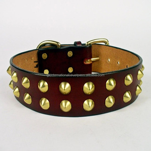 ปลอกคอสุนัขหนังสำหรับสุนัขทุกขนาดปลอกคอสัตว์เลี้ยงสำหรับฝึกสุนัขปรับได้ทนทานทันสมัยใหม่จากโรงงาน - Product Image 3