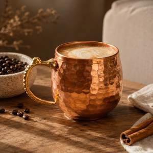 Tazas Decorativas de Cobre Estilo Antiguo para Moscow Mule, Vasos para Cócteles, Accesorios para el Hogar, Bar y Cocina - Product Image 1