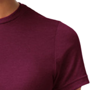 Camiseta informal de algodón para mujer, camiseta básica de manga corta con cuello redondo, suave y cómoda para uso diario, color morado - Product Image 4