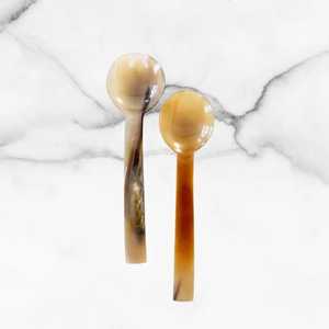 Cuillères à échantillons en corne de buffle, micro-cuillères écologiques faites à la main pour laboratoire et fournitures médicales – Vente en gros usine - Product Image 5