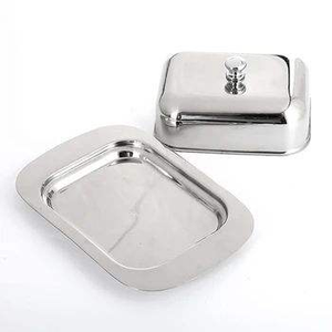 Designer Metal Butter Dish For Stylish <b>Kitchen</b> Interior Adding Functional Beauty And Decorative Metallic Finish - Product Image 4