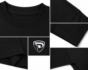 เสื้อยืดเดเมลาทรงปกติสำหรับผู้ชาย แขนสั้น คอกลม ผ้าถักเรียบ 100% ผ้าฝ้าย ไม่เป็นขุย ระบายอากาศได้ดี น้ำหนัก 180 กรัม - Product Image 3