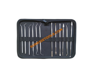 SUNTOOLS/STIPL Stainless Steel Jewelry Making Wax Carver <b>Tool</b> with Tweezers and <b>Pick</b>-<b>Up</b> <b>Tools</b> for DIY Engraving and Mould Making - Product Image 2