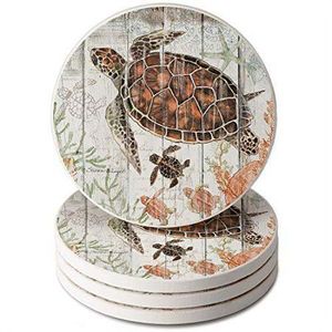Sous-verres imprimés en MDF à finition vibrante, revêtement émaillé, résistants à la chaleur, tapis et coussinets pour la maison, la cuisine, la salle à manger, la décoration, l'utilisation du café - Product Image 5