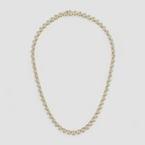 Collier Cœur Superposé de Luxe en Argent 925 avec Chaîne à Maillons et Pendentif Diamant Moissanite Taille Brillant – Bijou Unisexe Idéal pour un Cadeau - Product Image 3