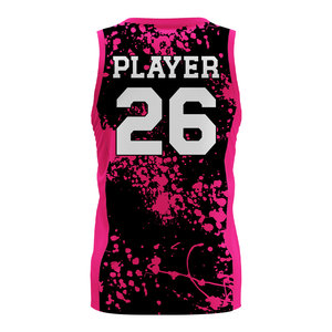 Camiseta de Baloncesto con Cuello en V, Sublimación Personalizada, Absorbe la Humedad, Uniforme de Equipo, Proveedor de Ropa Deportiva al por Mayor OEM - Product Image 5