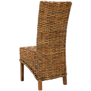 DreamCraft Lot de 2 chaises de salle à manger en rotin 18.5 ''H Coastal Farmhouse Sièges élégants Vietnam - Product Image 4
