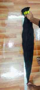 Paquetes de cabello humano virgen crudo indio de primera calidad para la fabricación de pelucas e instalación de cierres de encaje en venta - Product Image 2