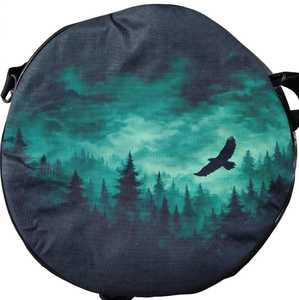 Sublimation Shaman <b>Drum</b> Bag | Cordura Fabric, Adjustable Strap | Handcrafted <b>Drum</b> Bags 8" to 24" - Product Image 6