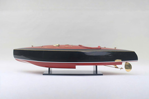 FLYER RACING HYDROPLANE 1936 EDICIÓN ESPECIAL - Maqueta de Lancha Rápida Americana de Madera Hecha a Mano - Product Image 2