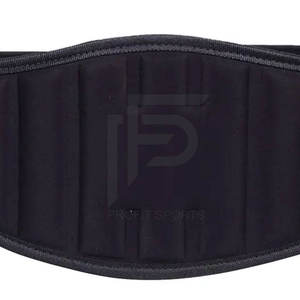 Powerlifting Gym Belts Neoprene Nylon Self-Locking <b>Back</b> <b>Support</b> Black Fitness Safety Weight Lifting Belts - Product Image 2