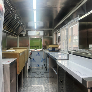 Camión de Comida Móvil, Food Truck Equipado para Servir Comida Rápida como Hot Dogs, Helados, Pizza, con Cocina Completa - Product Image 3