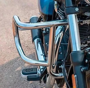 Protection Moteur Octogonale Argentée au Design Unique pour Moto Meteor New Classic New Bullet 350 - Accessoires de Protection Kxa00006 OEM - Product Image 2