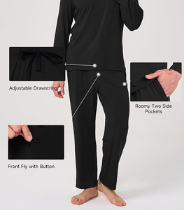 Chándal Informal con Capucha para Hombre, para Invierno, con Tela Suave y Transpirable, Diseño Ligero de Color Sólido para Comodidad Durante Todo el Día - Product Image 4