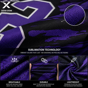 Conjunto de Uniforme de Baloncesto Sublimado X Sports City, Camiseta sin Mangas con Cintura Elástica que Absorbe la Humedad, Pantalones Cortos, Unisex para Adultos, Todas las Temporadas, OEM/ODM - Product Image 5