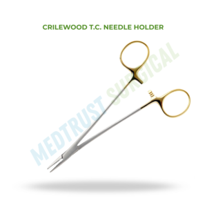 Crilewood TC Needle Holder 15cm Neuro Spine Surgical Instrument For Suturing - Product Image 2