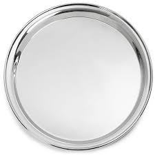 Pure Brass Classic Polished Eco-Friendly Stocked Camping Travel Dinner Plate Round Tableware - Product Image 3