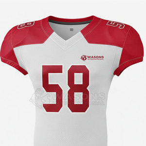 Maillot de football américain OEM de haute qualité, vêtements de sport personnalisés, design personnalisé, uniforme d'équipe - Product Image 2