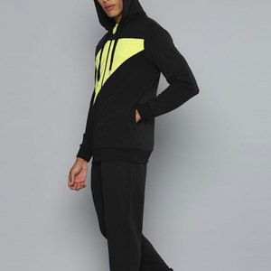 Survêtement décontracté pour homme en mélange coton-polyester, veste et pantalon doux et confortables, tenue de sport quotidienne, vente en gros usine - Product Image 6