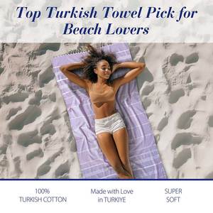 Wholesale Luxury Cotton <b>Bath</b> <b>Towel</b> <b>Set</b> High Quality Turkish <b>Bath</b> Sheets Jacquard Pestemal with Logo Custom Beach <b>Towel</b> Sand Free - Product Image 6