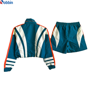 Nuevo Conjunto de Chaqueta y Pantalón Deportivo Casual Unisex Personalizado, Cortavientos de Invierno, Cuello Alto, Impermeable, con Cierre y Transpirable - Product Image 2