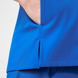 Wholesale Custom Women Medical Scrubs <b>Set</b> Nursing Uniform Breathable Hospital Scrub Suit OEM Customizable Blue Hospital Uniform - Product Image 6