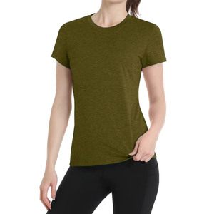 T-shirt de sport pour femme, ultra léger, respirant, look élégant, performance améliorée, vente flash, meilleur produit. - Product Image 1