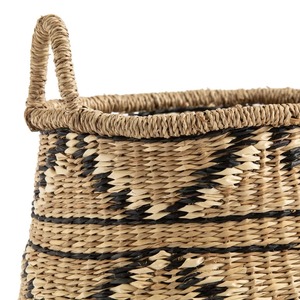 <b>Round</b> Woven Seagrass <b>Basket</b> Handmade Storage <b>Basket</b> Wholesale eco-friendly Made Viet Nam - Product Image 3