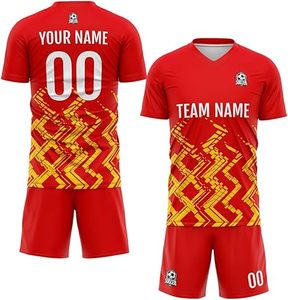 Uniforme de Fútbol de Último Diseño 100% Poliéster, Nuevo Estilo, Profesional para Adultos, Calidad Premium, Color y Logotipo Personalizables, Secado Rápido - Product Image 1