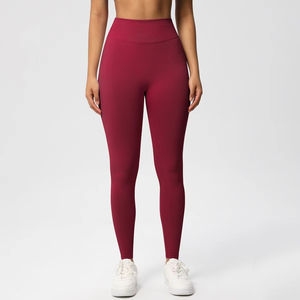 Leggings sans couture taille haute respirants et à séchage rapide pour femmes, idéaux pour la gym et le yoga – Vente en gros personnalisée - Product Image 5
