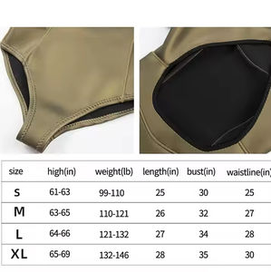 Traje de Neopreno de Cuerpo Entero de 3mm para Mujer, para Snorkel, Surf y Natación, Manga Larga, Invierno, Cálido, con Cierre Trasero - Product Image 3