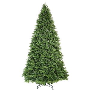 Albero di Natale Artificiale Premium da 6,5 Piedi, 2356 Punte in PE e PVC, Non Illuminato, Albero Natalizio Completo con Cerniere in Metallo e Base Pieghevole - Product Image 1