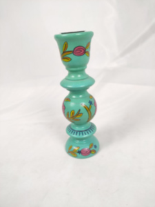 Support de bougie en bois de manguier fait à la main pour la décoration de Noël à la maison pour les dîners et les rassemblements en provenance d'Inde - Product Image 3