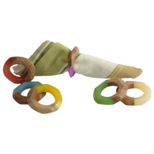 Anneau de serviette au design moderne pour la table, support en résine colorée pour la décoration de table à manger, idéal pour hôtels et événements festifs - Product Image 3