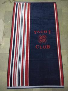 Jacquard <b>Beach</b> <b>Towel</b> Pareo Manufacturer Front side Polyester Cotton Scarf Back Side <b>Towel</b> 2-in-1 - Product Image 2