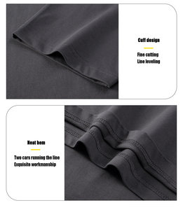 Custom Logo ringer High Quality Heavyweight <b>Box</b> Fit 100% Cotton <b>Drop</b> Shoulder Oversized Cropped Boxy T Shirts for Men - Product Image 5