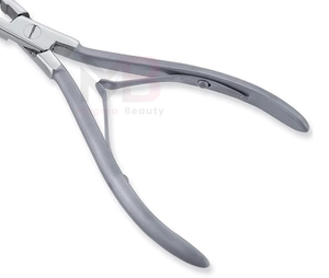 Pinza Profesional de Acero Inoxidable con Logotipo Personalizado para Extensiones de Cabello, Pinza para Aplicación de Tramas, Cierre de Micro Anillas - Product Image 5