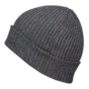 Bonnet en tweed 100 % laine tricoté à la main, chaud pour l'hiver, pour hommes et femmes, design épaissi avec étiquette personnalisée, idéal pour grandes têtes - Product Image 6