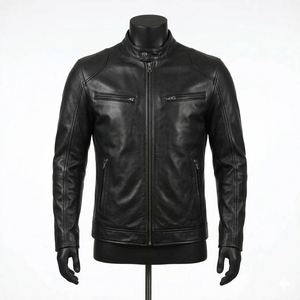 Chaquetas de Cuero para Hombre, Invierno, Transpirables, Resistentes al Viento, Impermeables, Ecológicas, Estilo Urbano, Tallas Grandes, Mejor Precio, Gran Venta - Product Image 1