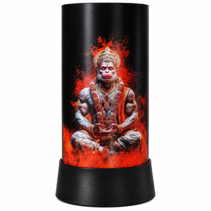 Hanuman LED Table <b>Lamp</b> <b>3D</b> <b>Illusion</b> Night Light Hindu Religious Decorative Desk Lighting Spiritual Diwali Temple Gift Home Decor - Product Image 1