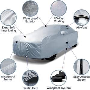 Housse de voiture de qualité supérieure à 18 couches, imperméable, pour toutes les conditions météorologiques - Product Image 2