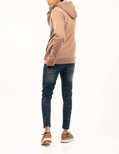 Sweat-shirts pour hommes en coton 100% de haute qualité, logo personnalisé brodé, coupe ample, écologiques, grandes tailles, teinture unie, automne - Product Image 6