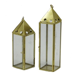 มือสงสัยย้อนยุคโคมไฟเหล็กเชิงเทียนแก้วเชิงเทียน - Product Image 6