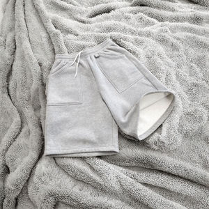 Pantalones Casuales de Marca Live Supply, 100% Algodón, 440g, Tejido Grueso, Shorts para Hombre, Cintura Elástica, Cintura Media, Primavera Verano, Estilo Americano - Product Image 4
