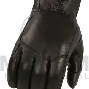 Nouveauté : Gants de mode en cuir pur noir / Gants de mode en cuir fabriqués au Pakistan, parmi les plus vendus - Product Image 4