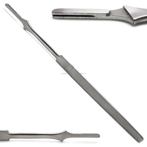 Manche de scalpel chirurgical en acier inoxydable, manuel, réutilisable, poignée ergonomique, instrument de chirurgie générale, certifié CE Classe I, usage hospitalier - Product Image 2