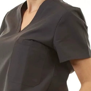 Premium Quality Customized Unisex Medical <b>Scrub</b> Shirts-Lightweight <b>Top</b> Trending Best Design OEM Service for Hospital Use - Product Image 5