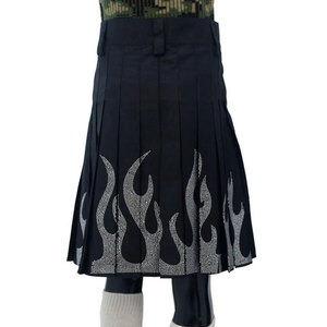 Kilt utilitaire noir FIRE DESIGN pour hommes, vêtements de travail pour pompiers et kilt d'extérieur 2026 - Product Image 4