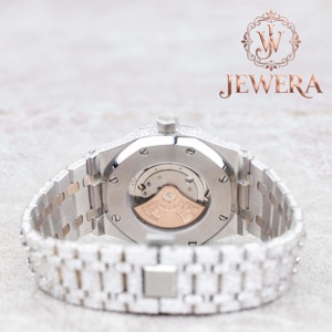 High Quality Luxury Hip Hop Moissanite Diamond Watch Stainless Steel Mechanical Movement for Daily Wear Business Entertainment - Product Image 5